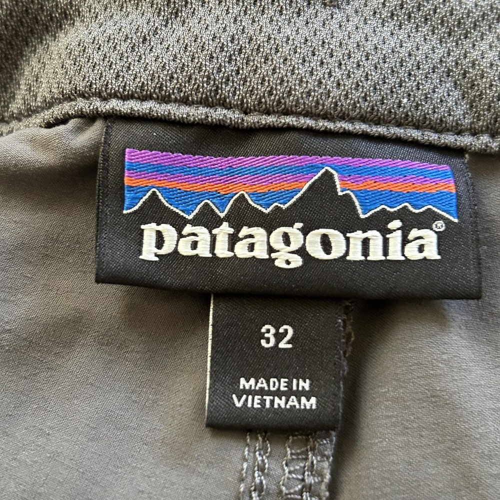 Patagonia Quandary Shorts Mens 32 Gray Hiking Stretch Lightweight 10" - Picture 3 of 15